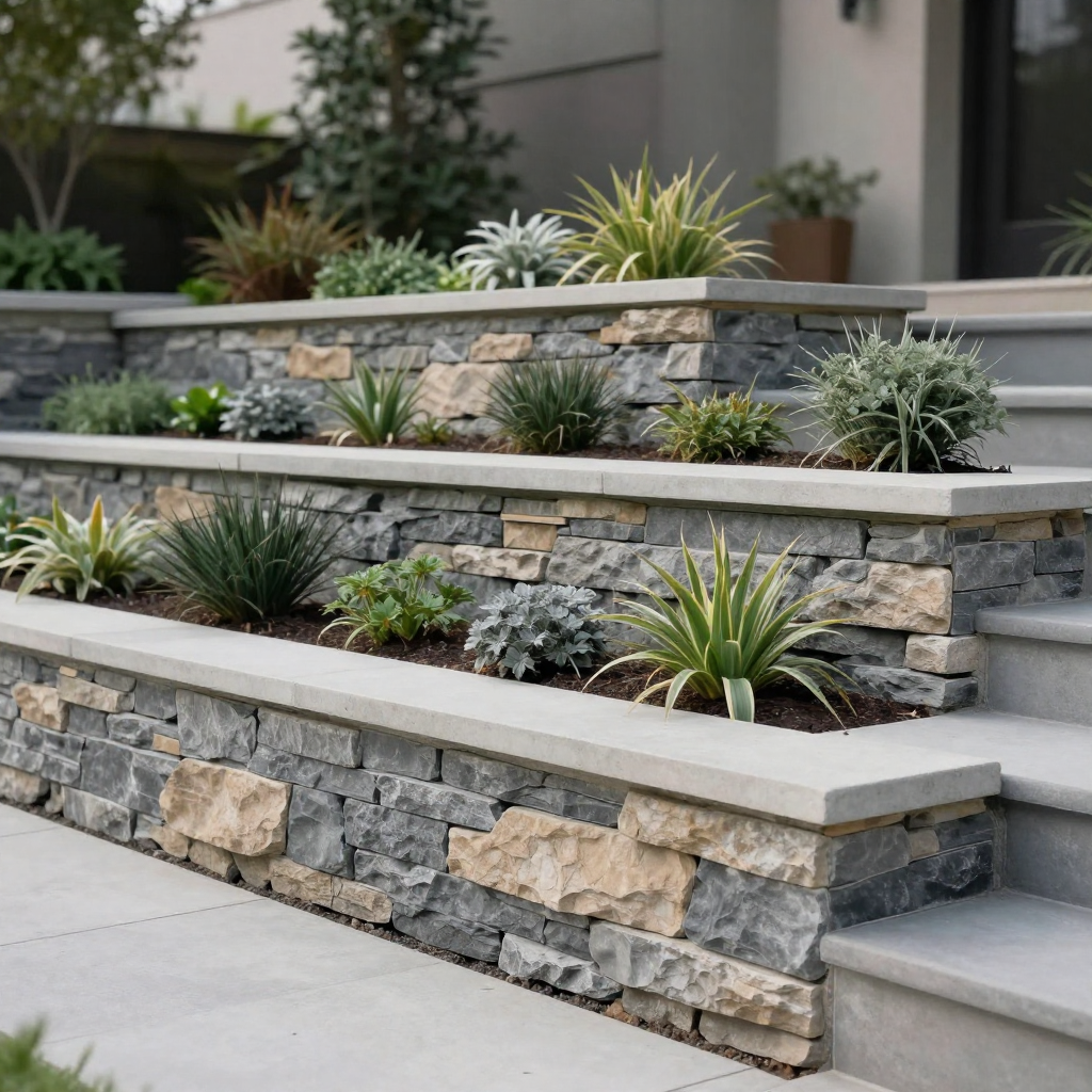 Gartenmauern und Stützmauern