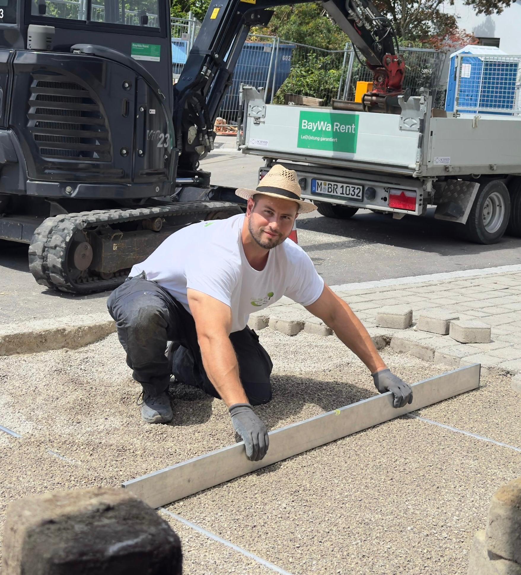 Pflasterarbeiten Einfahrt und Wege